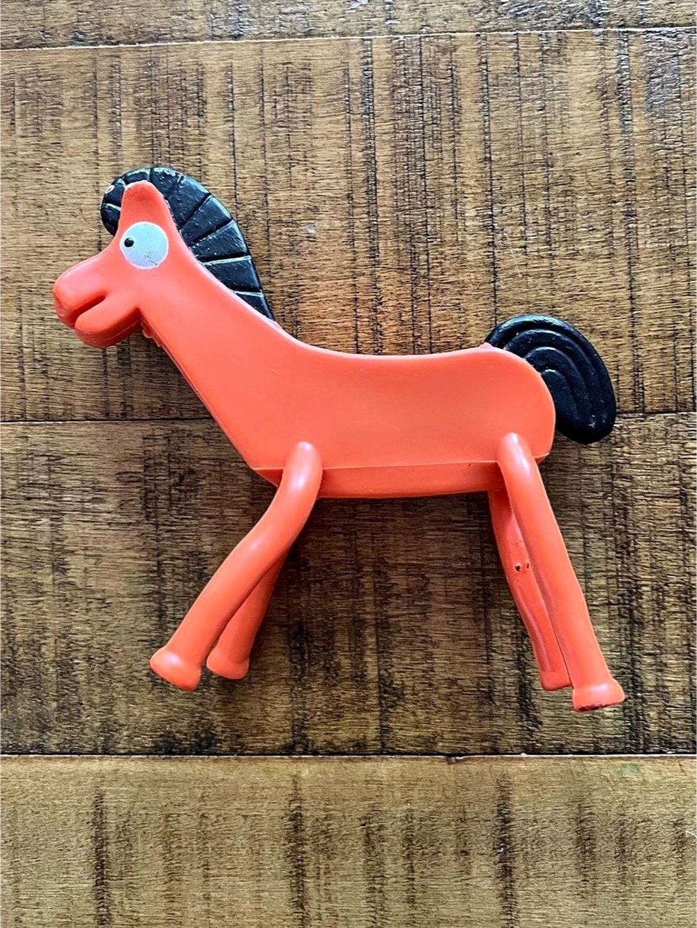 Vintage JESCO Gumby’s Pal Pokey Bendable Orange Horse 5”
